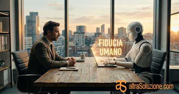 Robot cerca di conquistare fiducia Robot cerca di conquistare fiducia