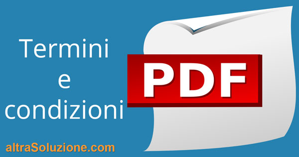 Scarica PDF termini e condizioni